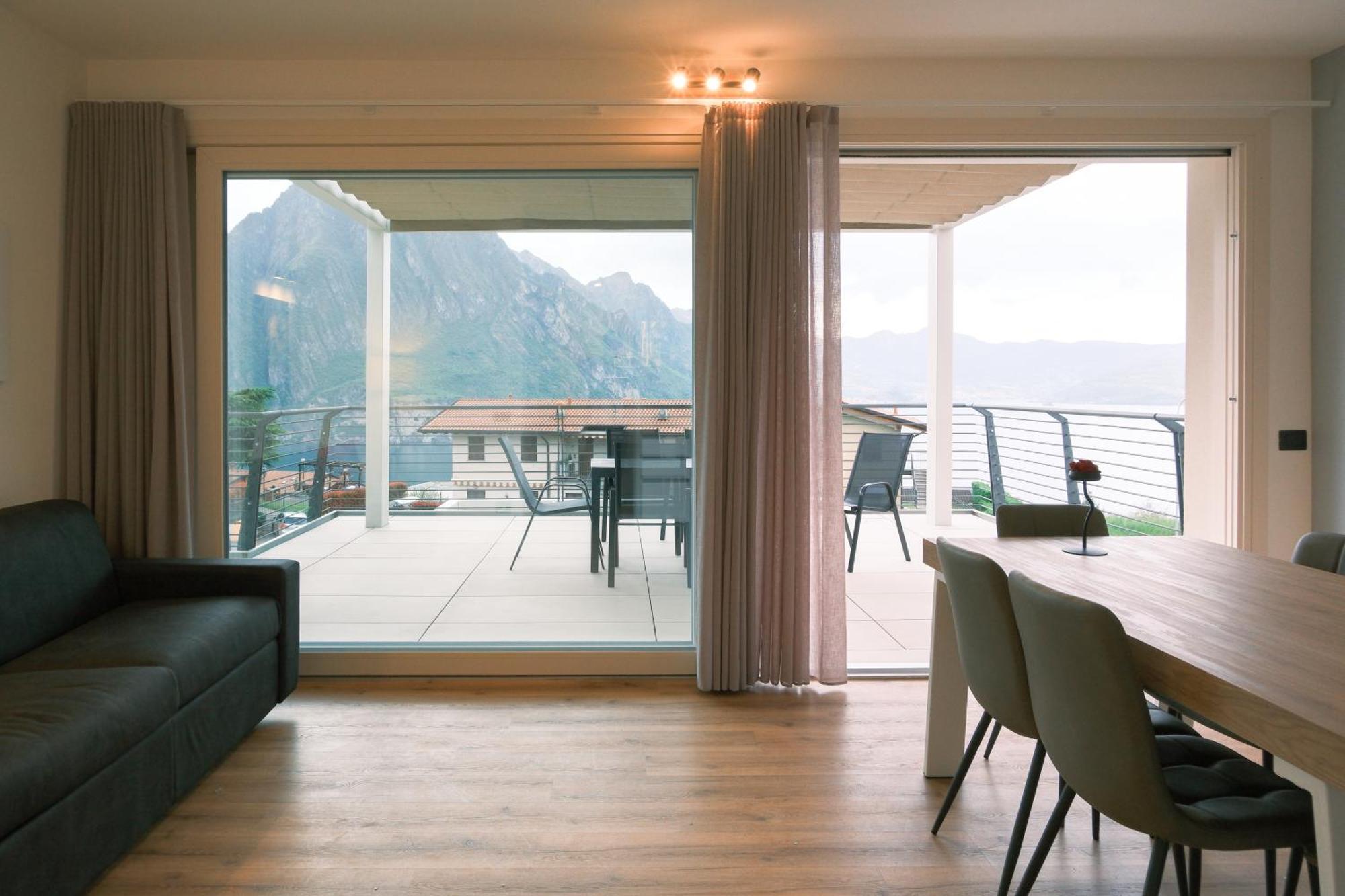 Costa Blu - Terrace Overlooking The Lake & Pool Riva di Solto Exterior photo